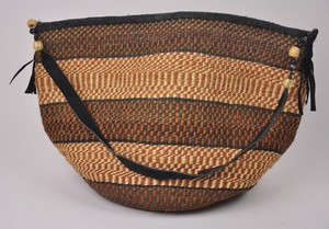 Large Woven Sisal Bag Natural Brown Strap Ethnic Jute Tote Purse Image Is Loading Large Woven Sisal Bag Natural Brown Strap Ethnic