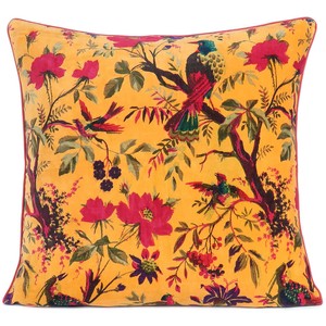 yellow orange throw pillows