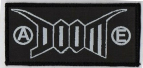 Doom Crust Punk Logo Sublimated Printed Patch D042P - Bild 2 von 2