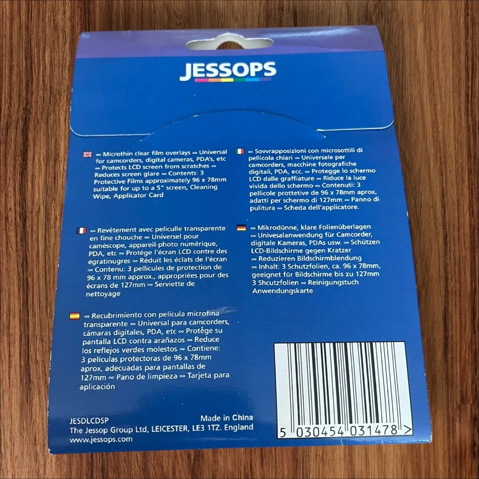 Protectores de pantalla LCD Jessops (3x) para cámaras, cámaras de video totalmente nuevos Foto 2 de 2