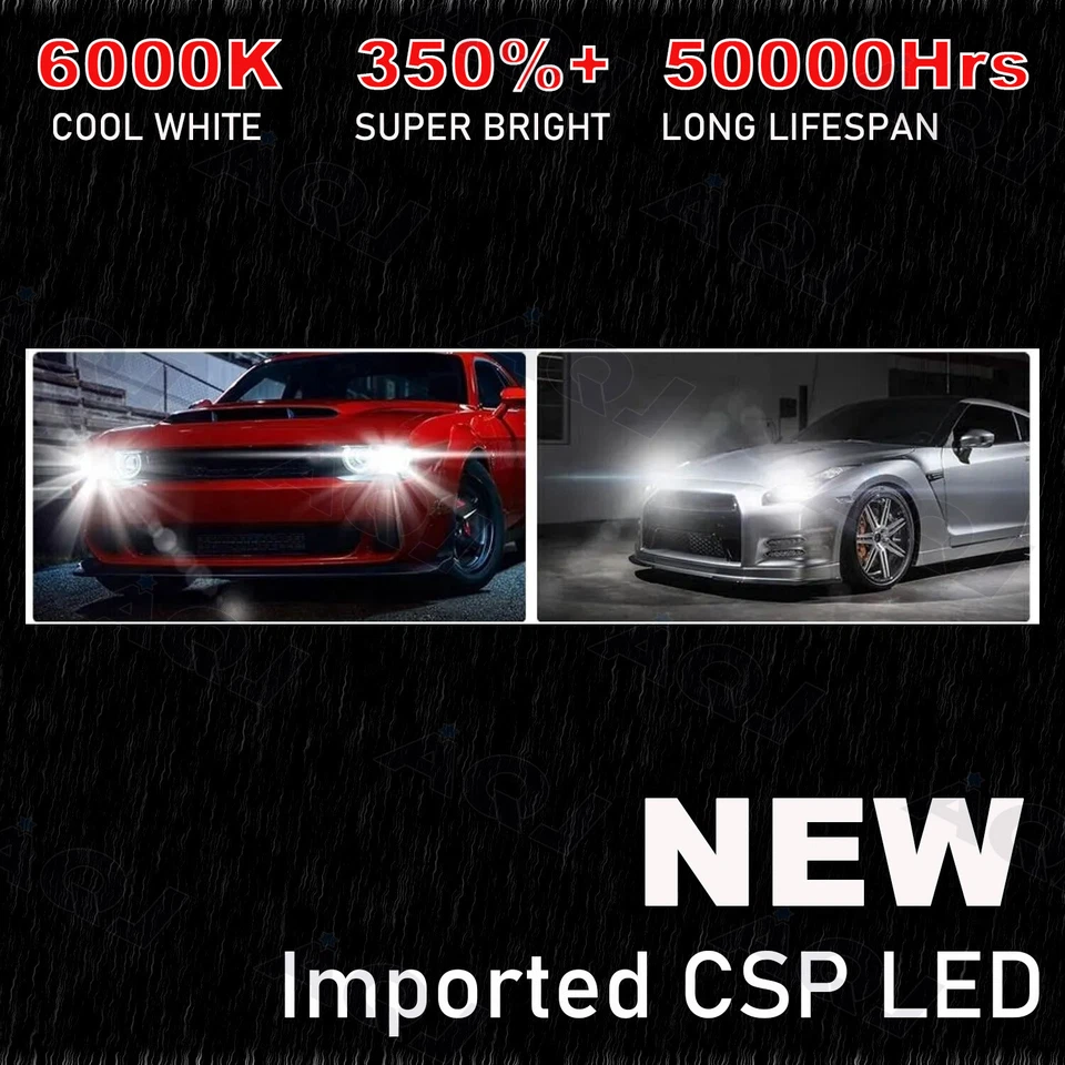 FOR 2021 Freightliner Sprinter 2500 H15 white 2x Bulbs Head Light High Beam Lamp Foto 3 de 4