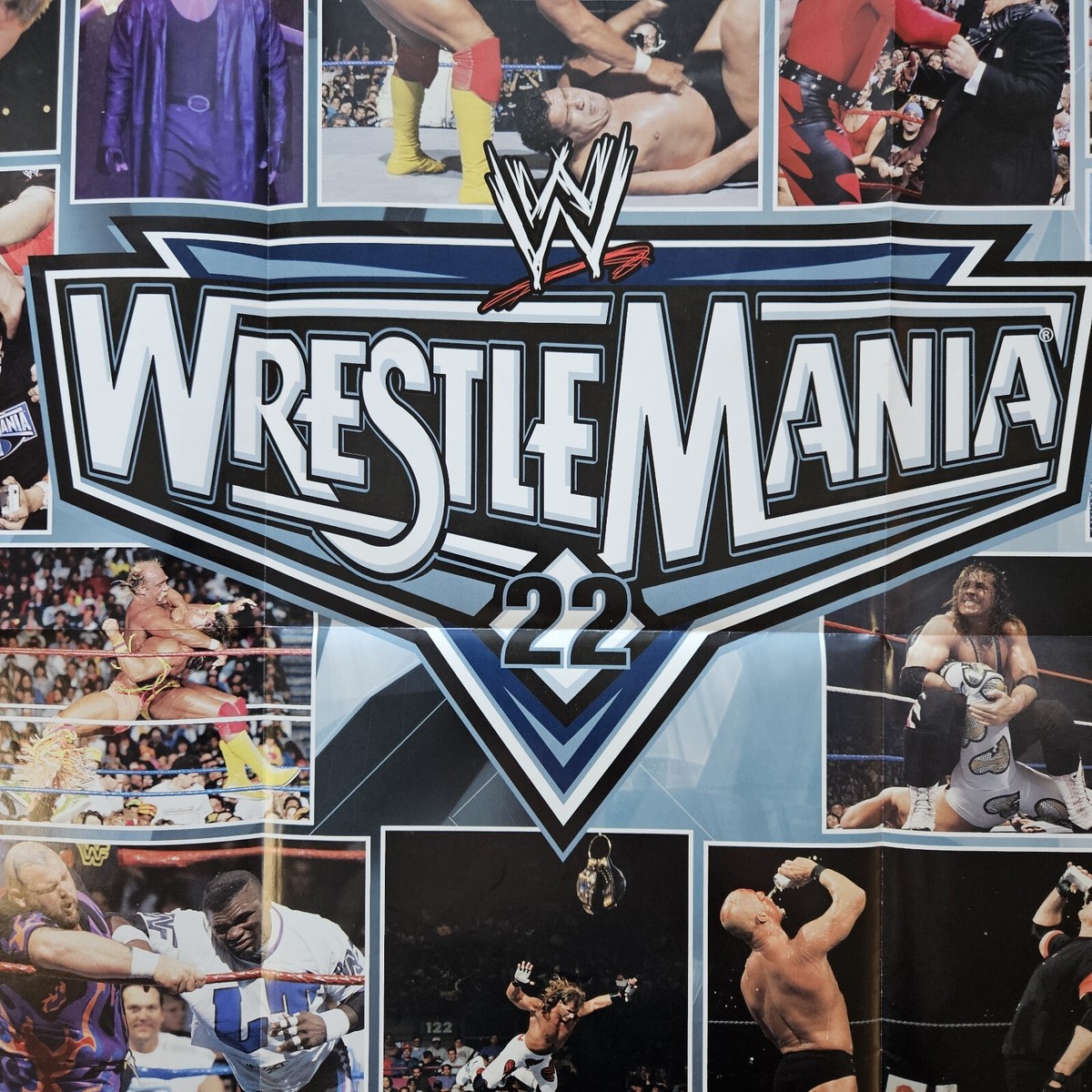 WWE WRESTLEMANIA 22 RETROSPECTIVE Poster 24.5