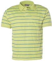 Kitaro Herren Kurzarm Shirt Poloshirt Polokragen Streifen M GrüN Kiwi X4522