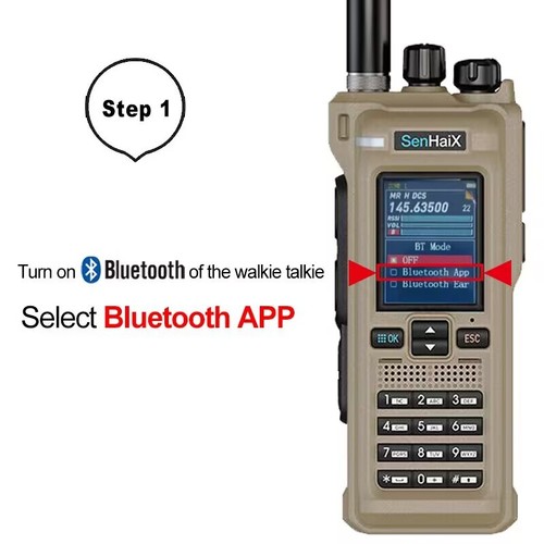 SenHaix GT-12 High Power 10 Watts Full Band Walkie Talkie With SOS Microphone - Afbeelding 11 van 20