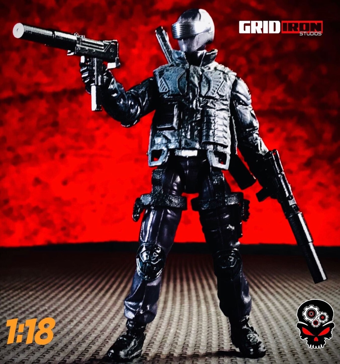 1:18 3-PACK Mac-10 For G.I. Joe 3.75 Joytoy Arah 25th