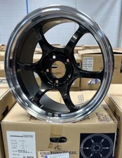 Advan Racing RG-D2 17x9 +45 5x114.3 Black Gun Metallic & Machining Set Of 4 Whee