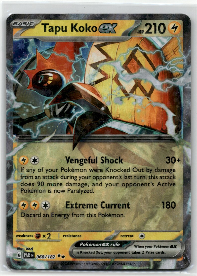 Pokemon Trading Card TCG Tapu Koko EX #68 Holo