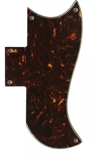 Custom For Gibson SG 61 Guitar Pickguard Scratch Plate,4 Ply Brown Tortoise