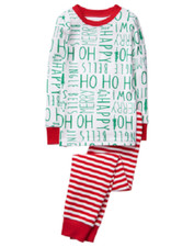 Gymboree Boy's Christmas Knit Pajamas Pajama Set Boy Size 4 Sleepwear Gymmies