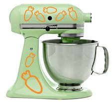 Yummy Carrots Kitchenaid Mixer Mixing Machine Decal Art Wrap