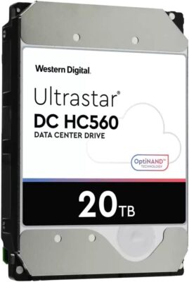 WD HGST Ultrastar HC560 20TB Interne Festplatte 3,5 Zoll HDD 7200RPM 512MB SATA3