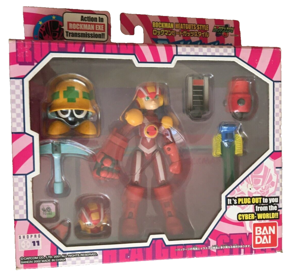 Bandai Megaman Rockman Exe Rockin Action Figure Heat Guts Bandai Megaman Rockman Exe Rockin Action Figure Heat Guts