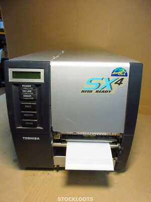 TEC Toshiba B-SX4T-GS20-QP NETWORK Thermal 104 mm Label Printer LAN - 31,5 KM
