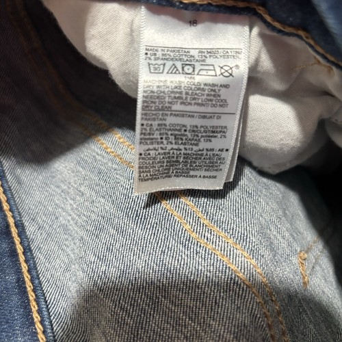 Old Navy Jeans Donna 18 Blu 360 Elasticizzato Extra High Rise Rockstar Super Skinny - Foto 7 di 8