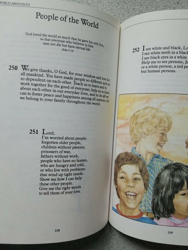 1989 NEW! 365 Children's Prayers by Carol Watson -Hardcover Christian Bible Book - Imagen 7 de 11
