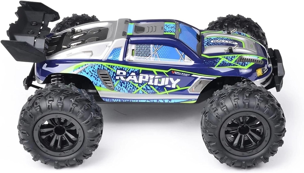 Rapidly RC Car Offroad Vehicle Fast 38+ km/h, 1:16 Scale Remote