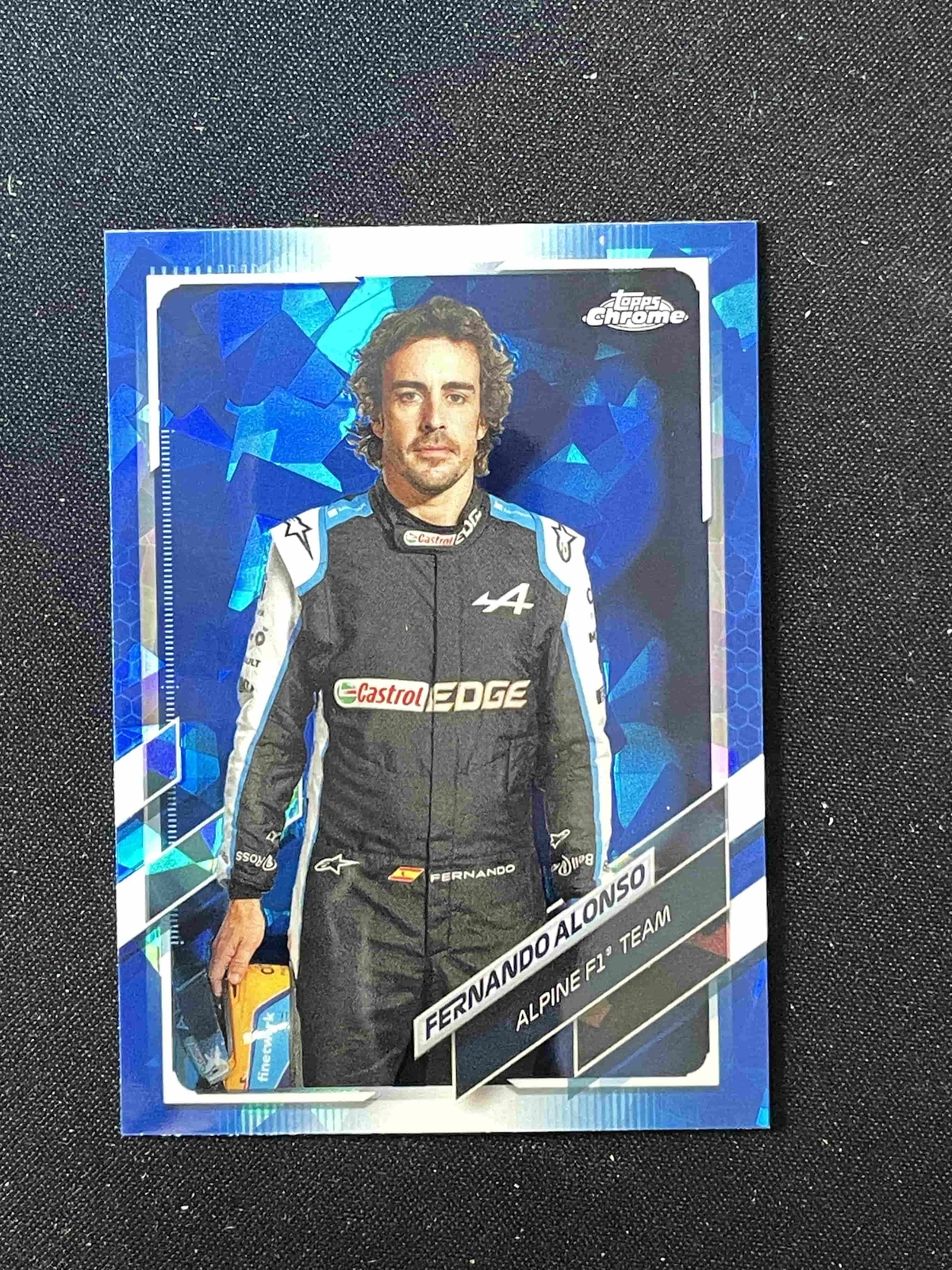 Fernando Alonso 2021 Topps Chrome Sapphire Edition Formula 1 F1 #9