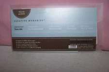 2009 Creative Memories Expressions Of Teen Life Vellum Accents 30 Quotes NEW