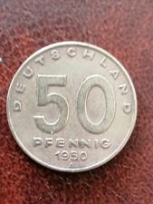 Nachlassaufl&ouml;sung M&uuml;nzen DDR 50 Pfennig 1950 A