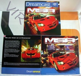 Metropolis Street Racer, MSR, Sega Dreamcast, Euro UK Market, Complete, Like New