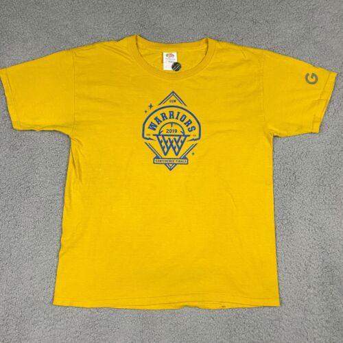 Camiseta Golden State Warriors Niños Grande Amarillo Azul Números de Fuerza (L) 14/16* - Imagen 1 de 12