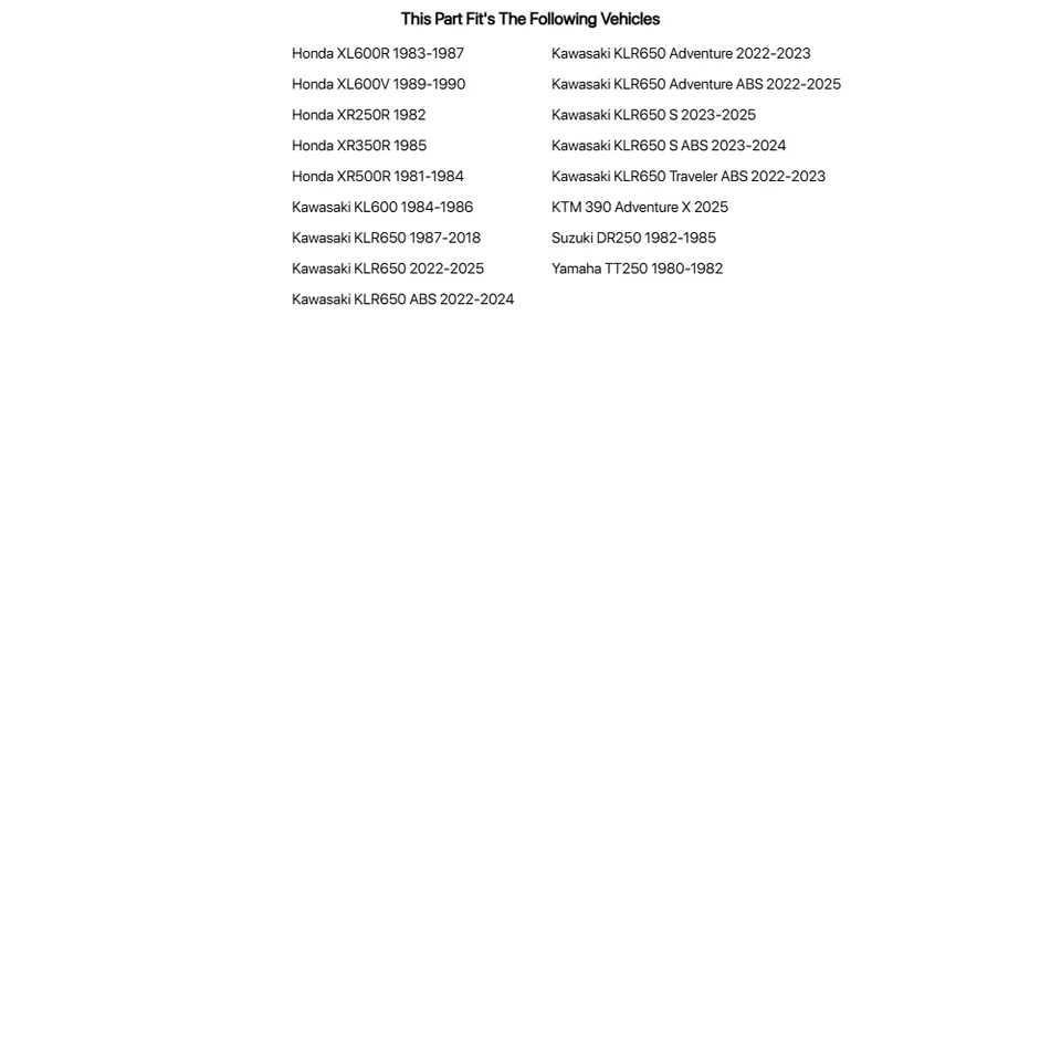 Neumático trasero deportivo doble Kenda K270 para HONDA XL600R 1983-1987 Foto 2 de 2