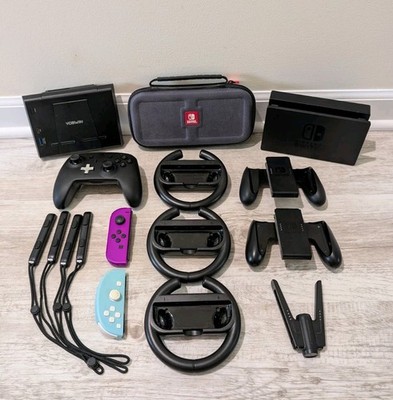 Nintendo Switch Joy-Con Power A Controller Dock Station Case Accessories Lot