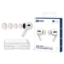 For AirPods Pro 2 XDcase 4 Pairs Silicone Foam Ear Tips XS / S / M / L