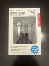Mini Karaoke Microphone For Smartphones, Laptops, Desktops  More By Kikkerland