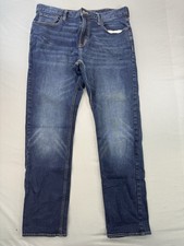 Old Navy Jeans Mens 38x34 Slim Built In Flex Stretch Dark Wash Denim Blue