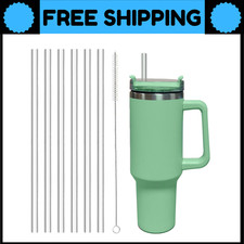 Paquete de 6 pajitas de repuesto para vaso de viaje Stanley 30 40 OZ Adventure Quencher