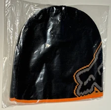🔥Supreme x FOX Racing Beanie - Black- Brand New - IN HAND NOW! - SOLD OUT