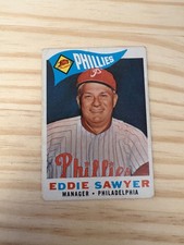1960 Topps #226 Eddie Sawyer MG - Philadelphia Phillies - RARE & VINTAGE (invJ1)