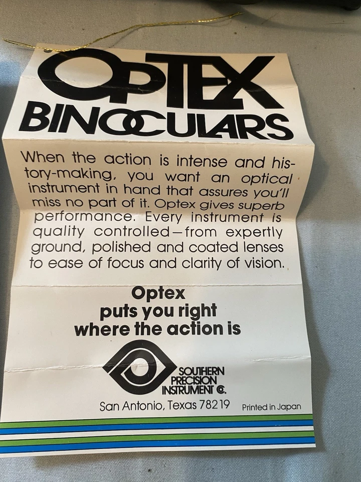 Optex 7x35 Field 7 Binoculars With Case 10411 - Image 4 of 4