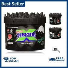 Wet Line Xtreme Reaction Black Ultimate Hold Gel, 8.8 Ounce