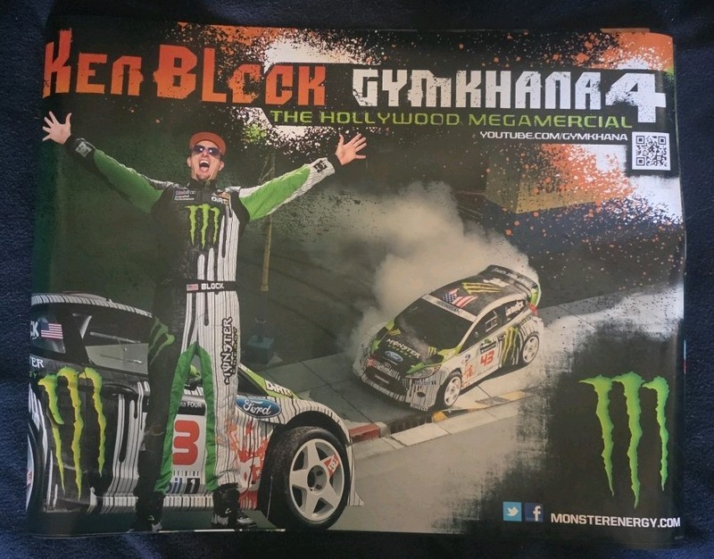 Monster Energy 4 Posters  New 2011, 2012 Unlock The Vault Promo Limited