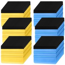 50 Pcs Plastic Vinyl Squeegee 4 Inch Felt Edge Squeegee for Car Window Windsh...