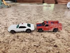1969 Hot Wheels Redlines, State Police Cruiser Olds 442 & 1974 Fire Truck