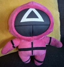 Squid Games Pink Guard Triangle exclusive 7  plush Toy Collect WoW VISIT STORE 