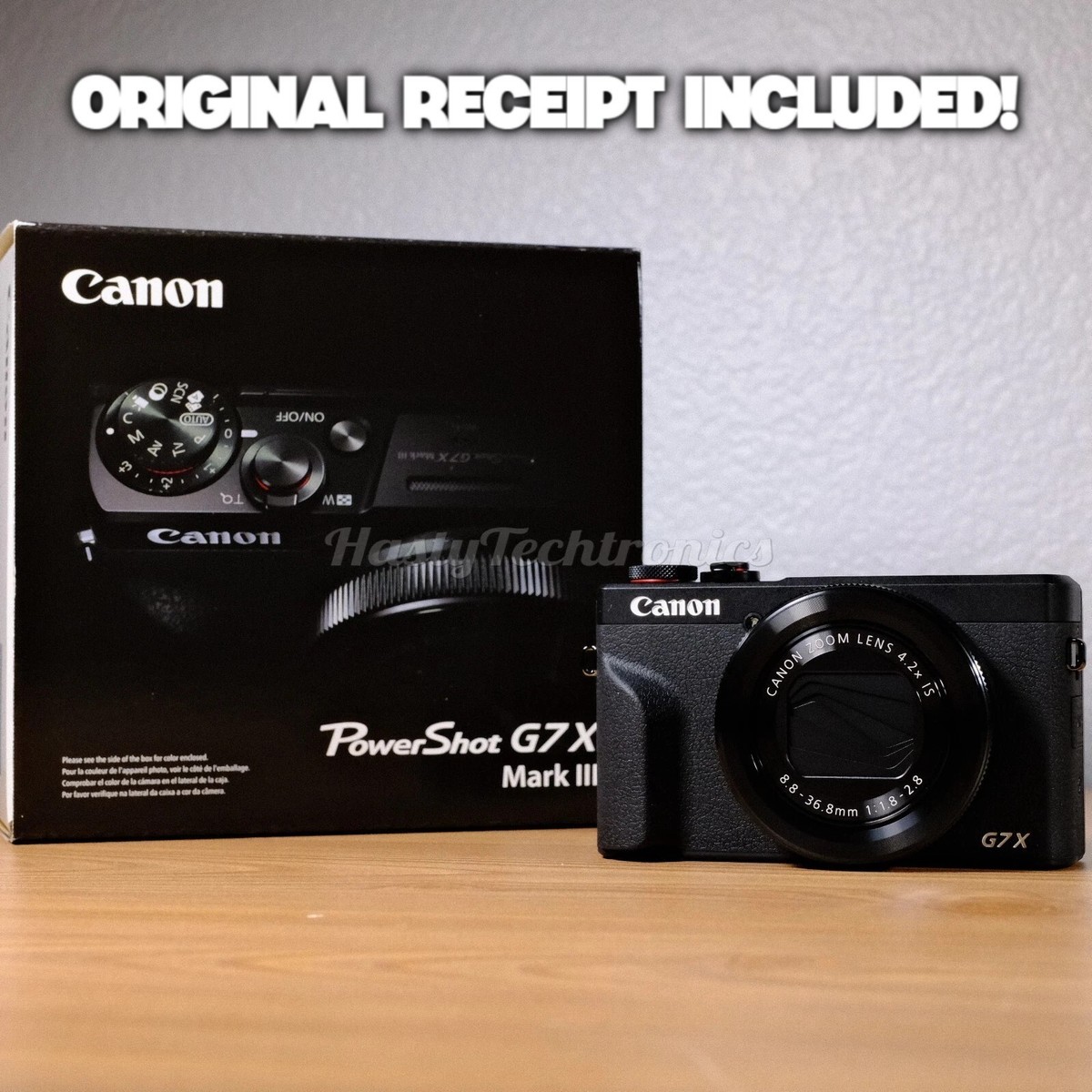 Canon PowerShot G7 X Mark III 20.2MP 4K Digital Camera Black - US