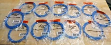 Lot of 12 ALLEN TEL PRODUCTS CAT6 PATCH CABLE AT1615-BU-Slim
