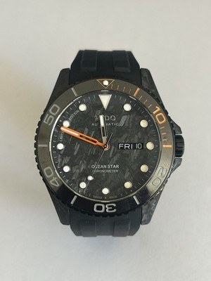 Mido Ocean Star 200C Carbon Fiber All Black ''ONE OF 888'' LE Watch M0424317708100