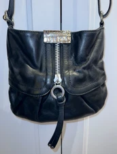 **MINT! Jimmy Choo x H&M Convertible Crossbody Black Leather Bag**