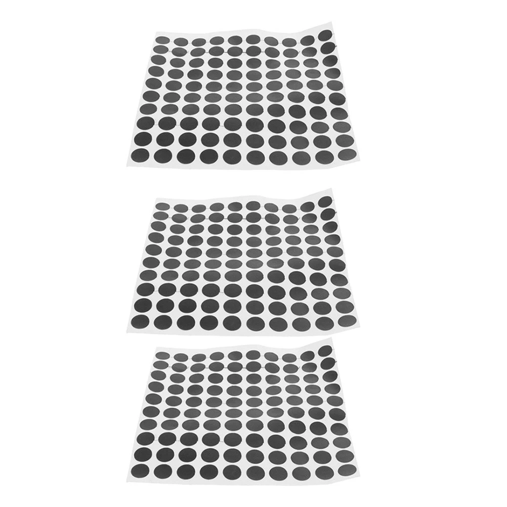 Club Use Pool Table Marker Dots Black Reusable Billiard Spot Stickers