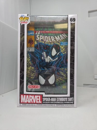Funko Pop! Comic Book Cover with Case: Marvel - Spider-Man (Symbiote Suit) -...