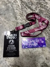 Linkin Park 2025 From Zero World Tour Phoenix, Arizona Magnet With Lanyard