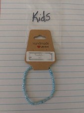 Handmade Pink Kids Bracelet , 3mm Glass Beads