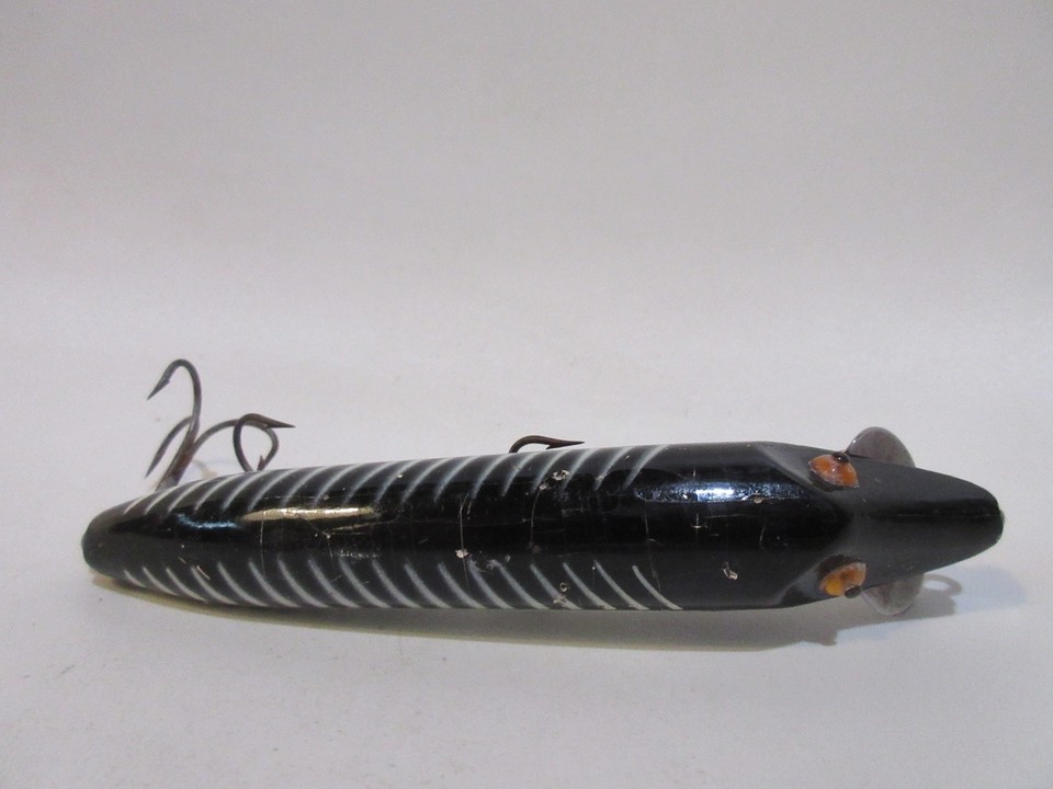 Vintage Heddon 7500XBW Vamp Black Shore Tack Eyes Surface Rig TOUGH ...