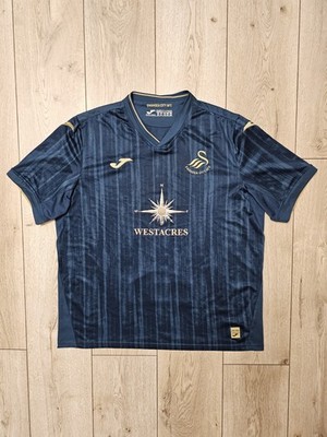 SWANSEA CITY 2023 2024 AWAY FOOTBALL SHIRT SOCCER JERSEY 2XL/XL JOMA