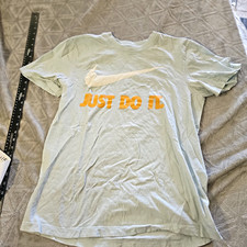 Nike The Nike Tee Just Do It Graphic Logo T-Shirt Light Blue Men's Size S